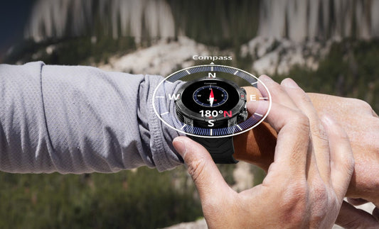 Tank S4 New Release, a Outdoor Smartwatch with Compass, Emergency Flashlight, and Fitness Tracking Features